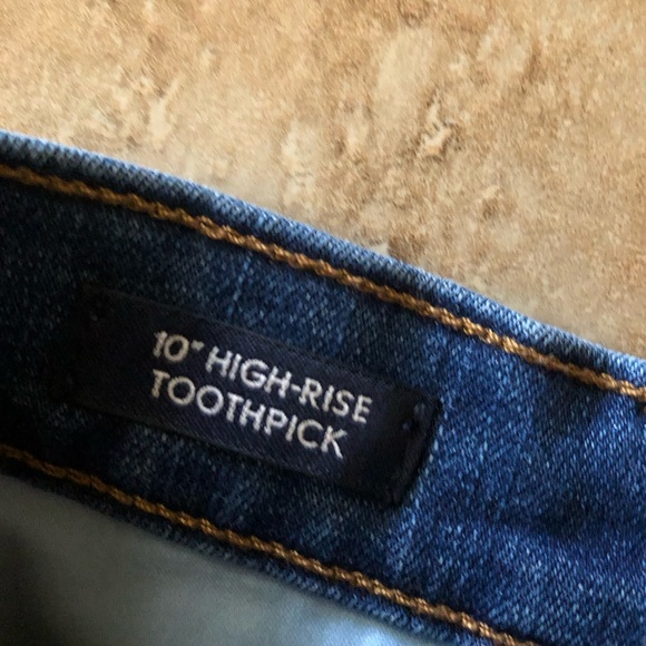 J Crew 10” High-Rise Toothpick Jeans | 27 Tall - Picture 4 of 8